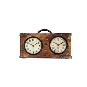 Wood Block Maker Dual Time Clock