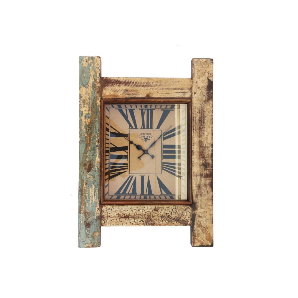 Reclaimed Wood Rectangular Clock