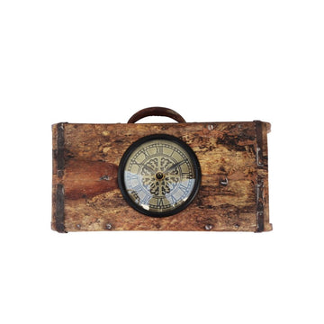 Recycled Iron Block Maker Clock