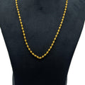 Peppercorn Texture Gold Plated Beads Necklace - DeKulture DKW-1491-GLC