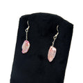 Pink Pearl Silver Plated Dangler Hook Earring - DeKulture DKW-1455-SEJ