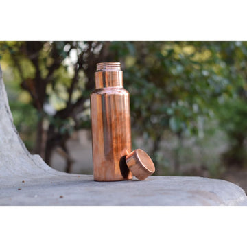 Antique Copper Water Bottle 900 Ml