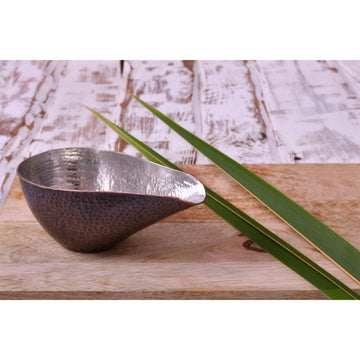 Copper Sake Bowl And Server