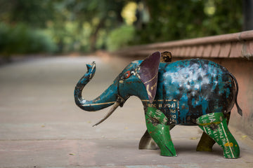 Recycled Iron Elephant (Big)