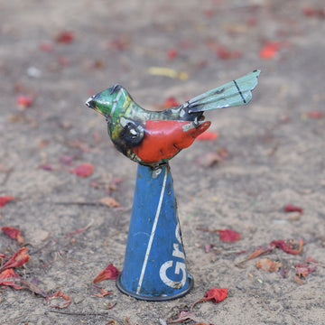 Recycled Iron Bird (Bottle Top)