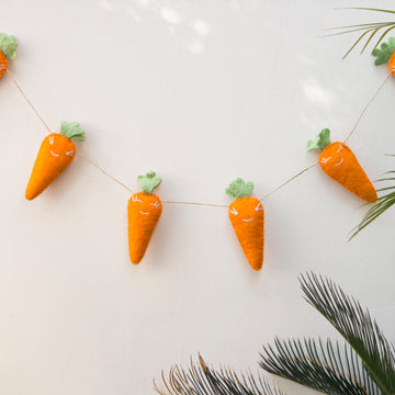 Felt Easter Carrot Garland