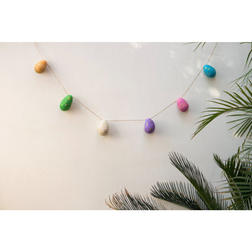 Felt Easter Stuffed Egg Garland