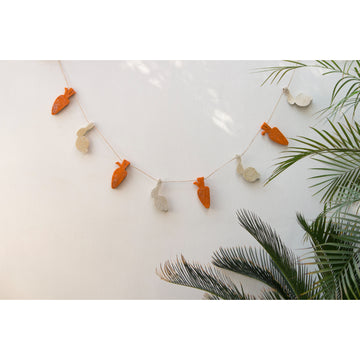 Felt Easter Bunny & Carrot Garland