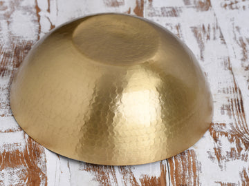 Hand Hammered Brass Serving Bowl 1100 Ml