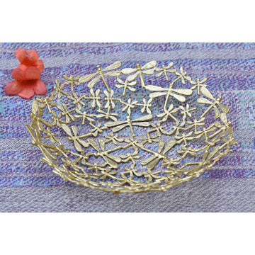 Butterfly Decorative Brass Centerpiece