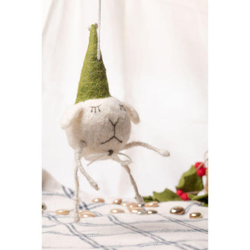 Bauble Mouse With Cap Ornament