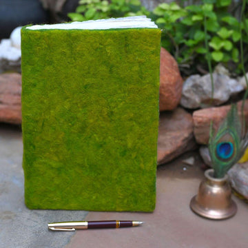 Felt Pocket Diary Green