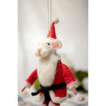 Felted Santa Mouse Ornament - DeKulture DKW-6138-FO