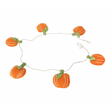 New Zealand Wool Pumpkin Garland